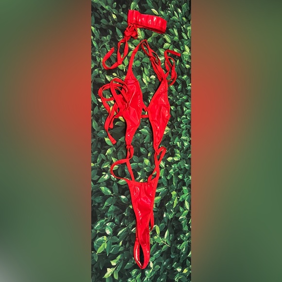 BOGO SALE NEW Exotic Dancewear Stripper Outfit Lingerie Set Adjustable Size - Picture 11 of 15